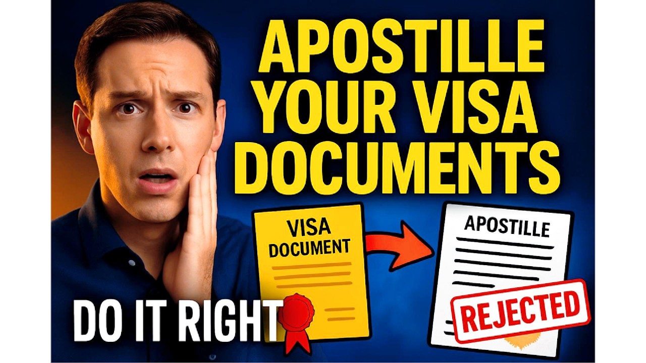 Apostille your remote work & visa documents the right way, the first time (Avoid these mistakes!)